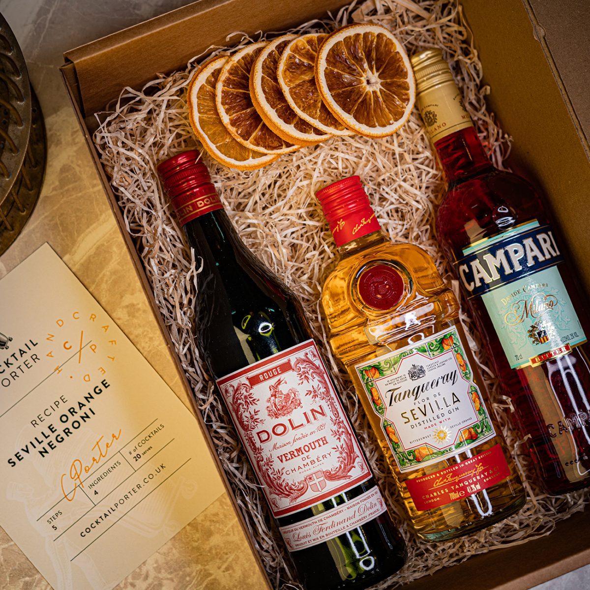 Tanqueray Seville Orange Negroni Cocktail Kit