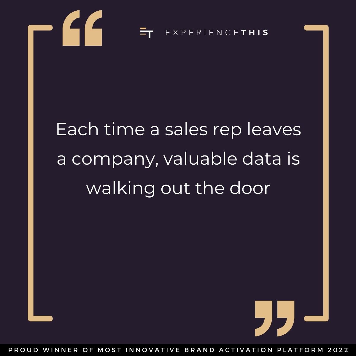 Sales Rep leaves a company